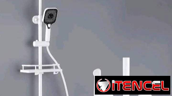 Duchas4 tiros a mano plateadas y gris metálico