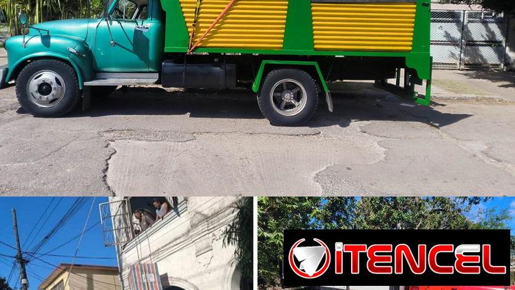 Camión de carga y mudanza en la Habana