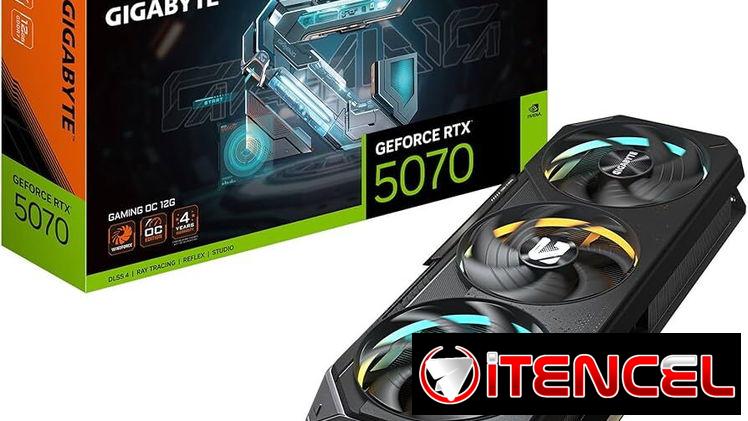 Tarjeta de Video Gigabyte RTX 5070 de 12gb GAMING OC nueva sellada en caja