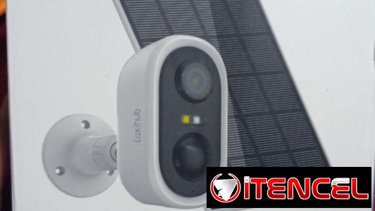 Camara de seguridad con panel solar