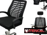 Silla de oficina y escritorio comunícate con Pedro