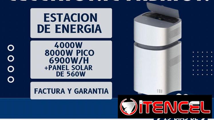 ENGINUITY 3686WH 3600W PICO 7200W + PANEL SOLAR DE 200W 1800USD ✅️ECO FLOW DELTA MAX 2400W PICO 5000W 2016WH 1200USD