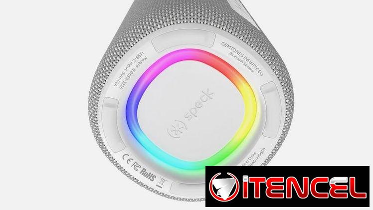 Speck Gemtones Infinity Go Bocina Bluetooth con Luces RGB