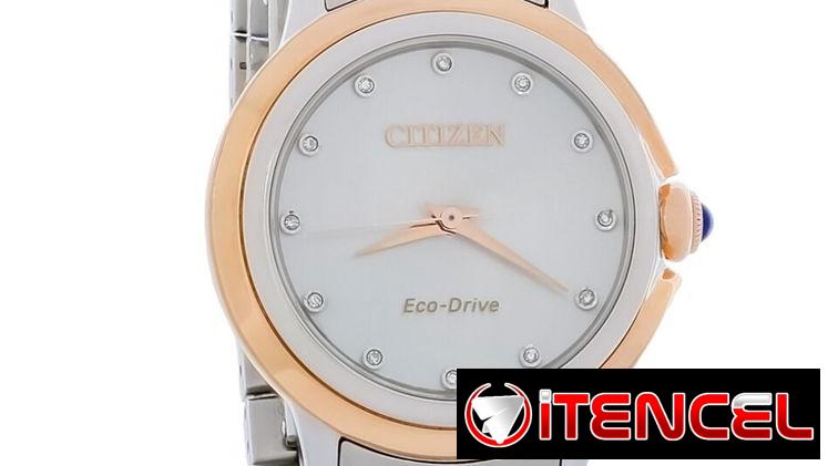 CITIZEN ECODRIVE CECI PARA MUJER (EM0956-54A) DE 32MM , NUEVO A ESTRENAR POR USTED , CRISTAL DE ZAFIRO ESFERICO 58049738