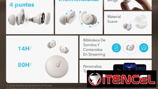 Audífonos inalámbricos Anker Soundcore Sleep A20 nuevos sellados en 📦