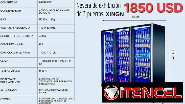 Neveras Exhibidoras,  Milexus y Xingx