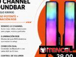 Periphio RGB 2.0 Channel Soundbar Bluetooth | Bocina RGB para PC en La Habana