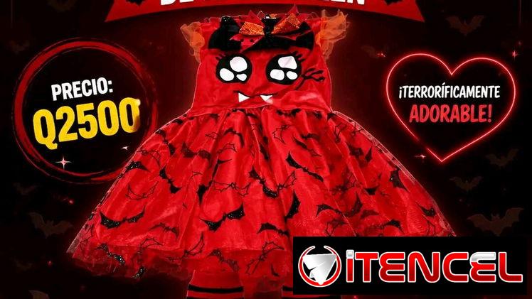 Vestido disfraz para la pequeña de casa