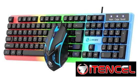 Kit de Teclado – Mouse Gamming Rgb PC Marca Limeide Calidad 58483450