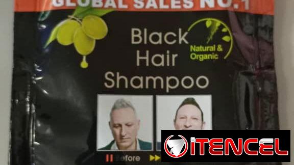 Bolsitas de shampoo color negro 25 ml $500 CUP