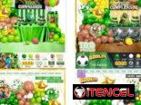 Set 100 piezas temáticos