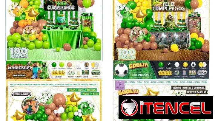 Set 100 piezas temáticos