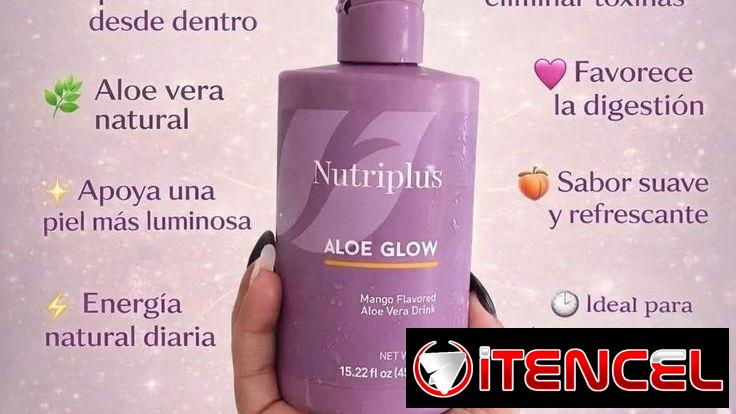 🌿 Aloe Glow Nutriplus Farmasi | Bebida de Aloe Vera | Digestión Piel Radiante Energía