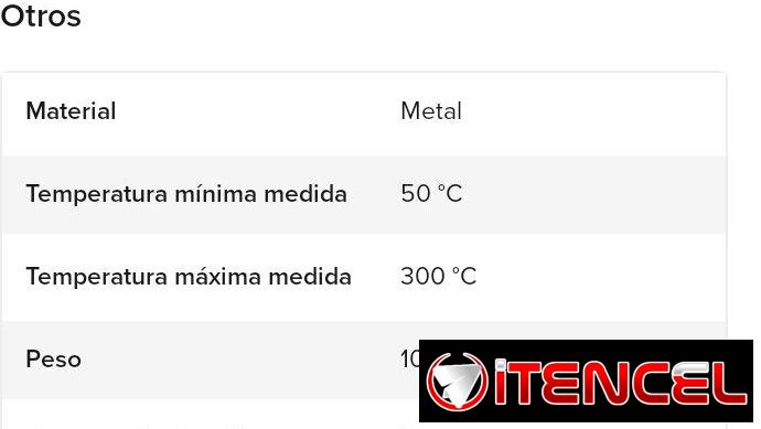 Termostato para Horno de 50° a 300° grados