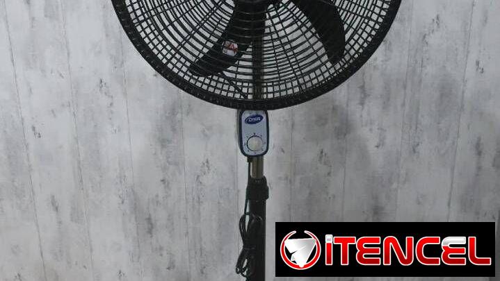 Ventilador 18″ pedestal marca Disa 120w 3 velocidades potencia, nuevo en su caja  70 usd transporte incluido Garantía