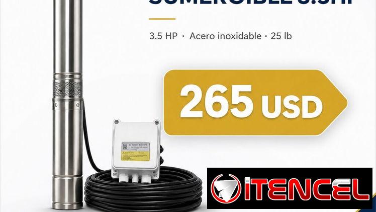 3.5 HP BOMBA DE AGUA SUMERGIBLE