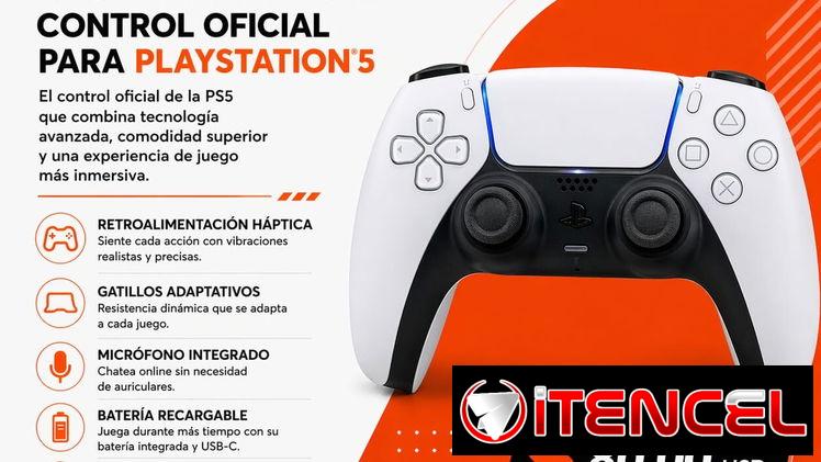 Control Inalámbrico DualSense Blanco para PS5 | Mando Original PlayStation 5 en La Habana