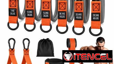 KIT DE BANDAS DE RESISTENCIAS CON ACCESORIOS .