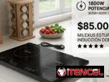 ESTUFA DE INDUCCIÓN DOBLE MILEXUS 1800W (GARANTÍA DE 30 DÍAS -MENSAJERIA 1 O 2 USD SEGÚN DONDE VIVA)