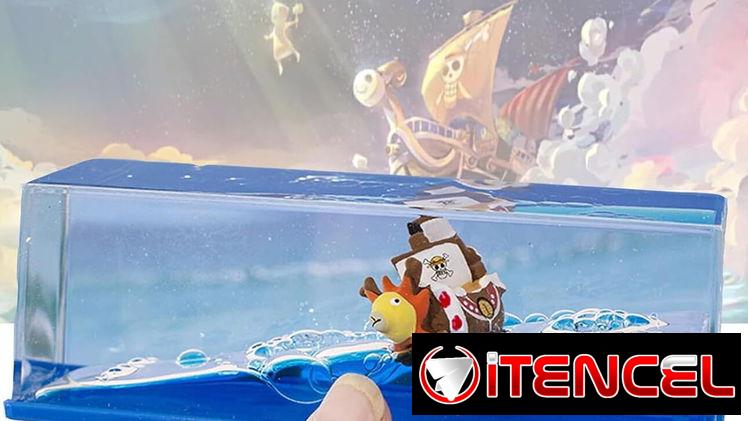 🚢 Barco One Piece en Botella | Juguete Decorativo Insumergible | Regalo Ideal para Fans del Anime ⛵