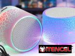 🔊 Altavoz Bluetooth Portátil LED 🔵 Con Luces, Ranura TF, Manos Libres y Sonido Potente 3W – Mini Speaker Ideal para PC