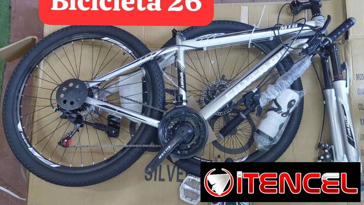 bicicleta medida 26 marca silver bike
