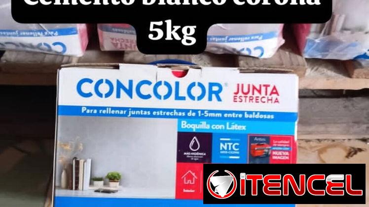 Cemento blanco sellador para juntas