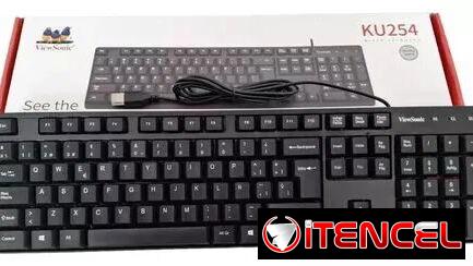 Kit de Teclado y Mouse de Cable ViewSonic – KU254 & MU105  📦 Nuevo en su Caja 📦
