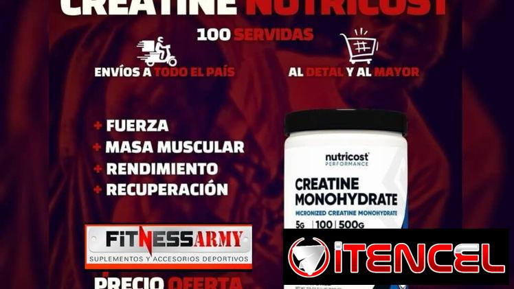 40usd CREATINA MONOHIDRATADA Y MICRONIZADA NUTRICOST 56799461