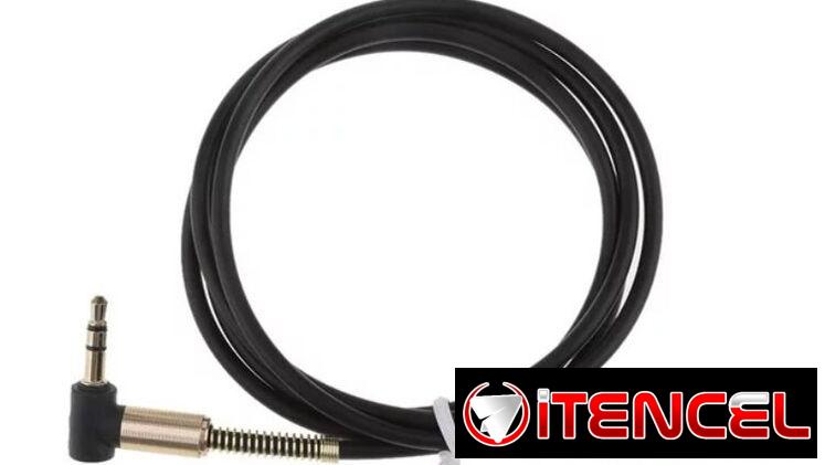 CABLE AUXILIAR 3.5MM REFORZADO 1 METRO.