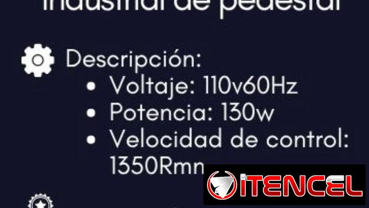 Ventilador industrial Jinghan de pedestal 24 pulgadas
