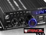 mini amplificador de audio estéreo HiFi de 2.0 canales con Bluetooth 5.0.