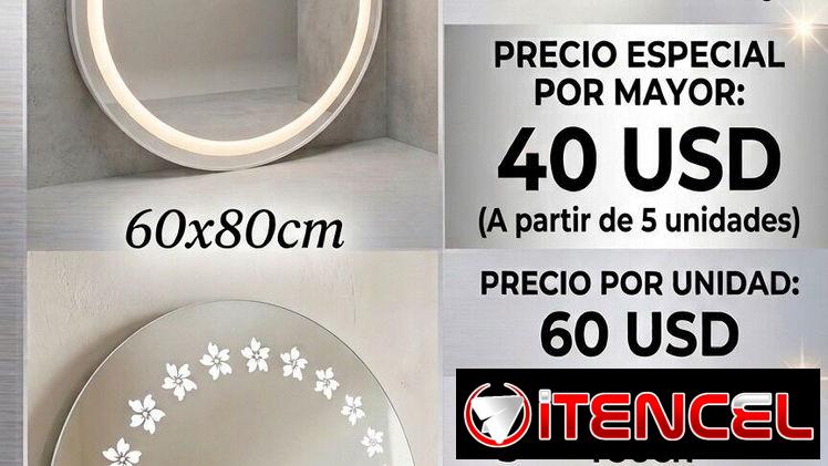¡Renueva tu espacio con estilo con estos espectaculares espejos LED! ✨