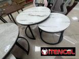 Mesa de centro doble