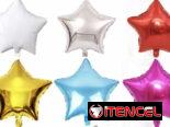 Gloos metálicos de 10 y 18 pulgadas. Día de las madres y Día del padre. Globos en forma de corazón y estrellas