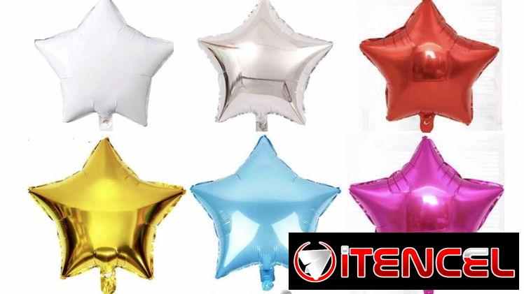 Gloos metálicos de 10 y 18 pulgadas. Día de las madres y Día del padre. Globos en forma de corazón y estrellas