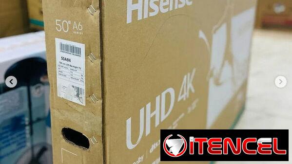 SMART TV 50 Pulgadas Hisense A6 serie UHD 4K SO VIDA precio $420 USD transporte incluido