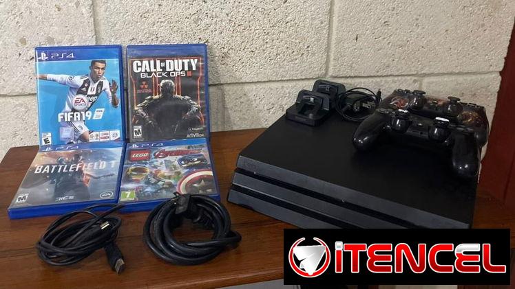 ✅SE VENDE PS4 PRO 4K PIRATEADO SE INCLUYE EN LA COMPRA 5 JUEGOS A SU ELECCION ✅