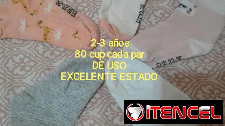 Mediecitas excelente estado para niñas y niños de 6 meses a 4 años