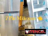 Refrigeradores marca Milexus de 7 9 y 11 Pies Cubicos Grises de Acero Inoxidable New Caja !