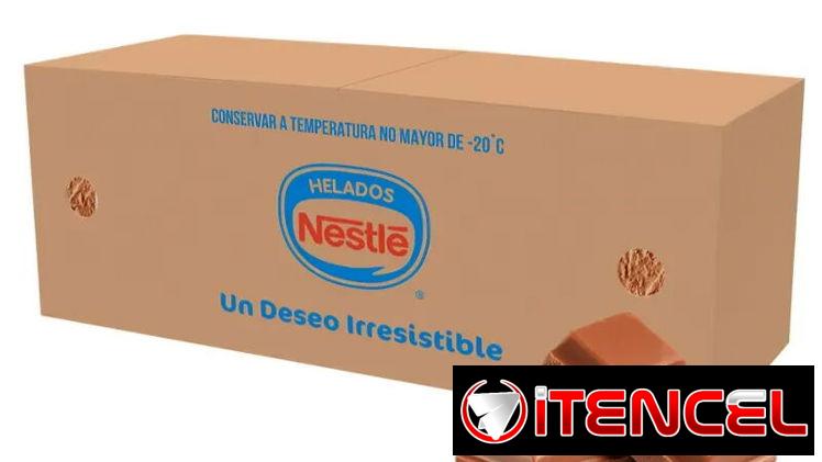 Tina de helado Nestlé  4.5L chocolate original