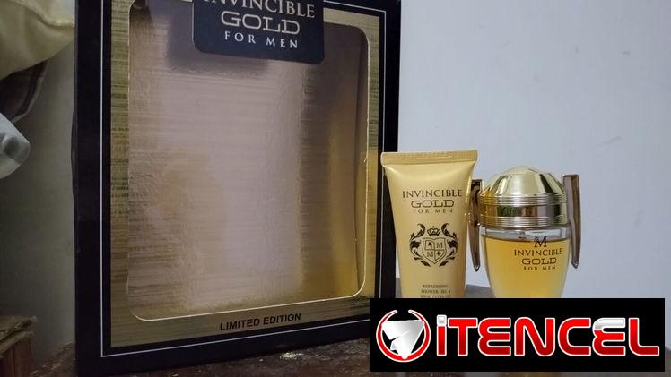 Perfume y Gel de Baño para Hombre, marca: Montage Brands, modelo: Invincible Gold