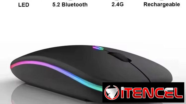 5000$##^%^#^ MOUSE INALÁMBRICO Recargable BLUETHOO Y USB RETROILUMINADO 💯👌📞58381149 karla