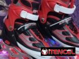 Patines con su equipo completo
