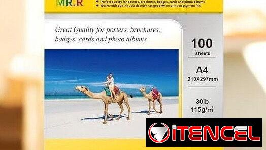 PAPEL FOTOGRÁFICO* Marca: Inkjet Photo Paper  Cantidad: 50 hojas A4