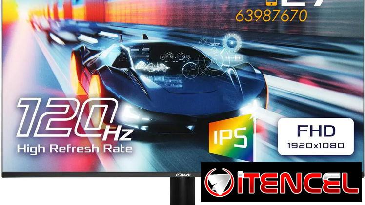 Monitor plano de 27″ ASROCK CL27FFA, Full HD, 120Hz, IPS, Serie CHALLENGER, NUEVO en caja
