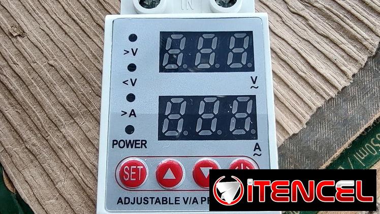 Protector de voltaje y amperaje para la casa entera de 110 y 220V