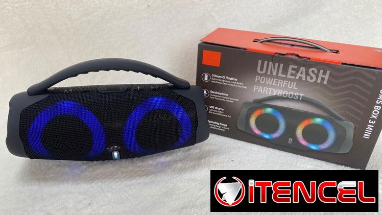 🔊 BOCINA BLUETOOTH 🔊 BOOMBOX 3 MINI 60W POTENCIA APROX. 5 H DE MÚSICA. FACTURA Y GARANTÍA. TLF 54833699
