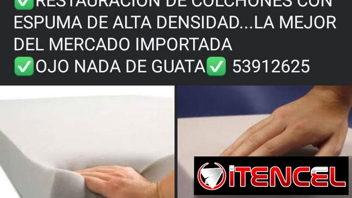 Reparación de Colchones a domicilio con Espuma de Alta Densidad