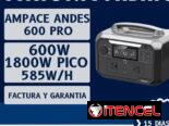 ✅AMPACE ANDES 1500 1462 WH 2400W PICO 3600W 750 USD  TELEVISORES LAVADORAS NEVERAS PLANTAS ELÉCTRICAS ECO FLOW